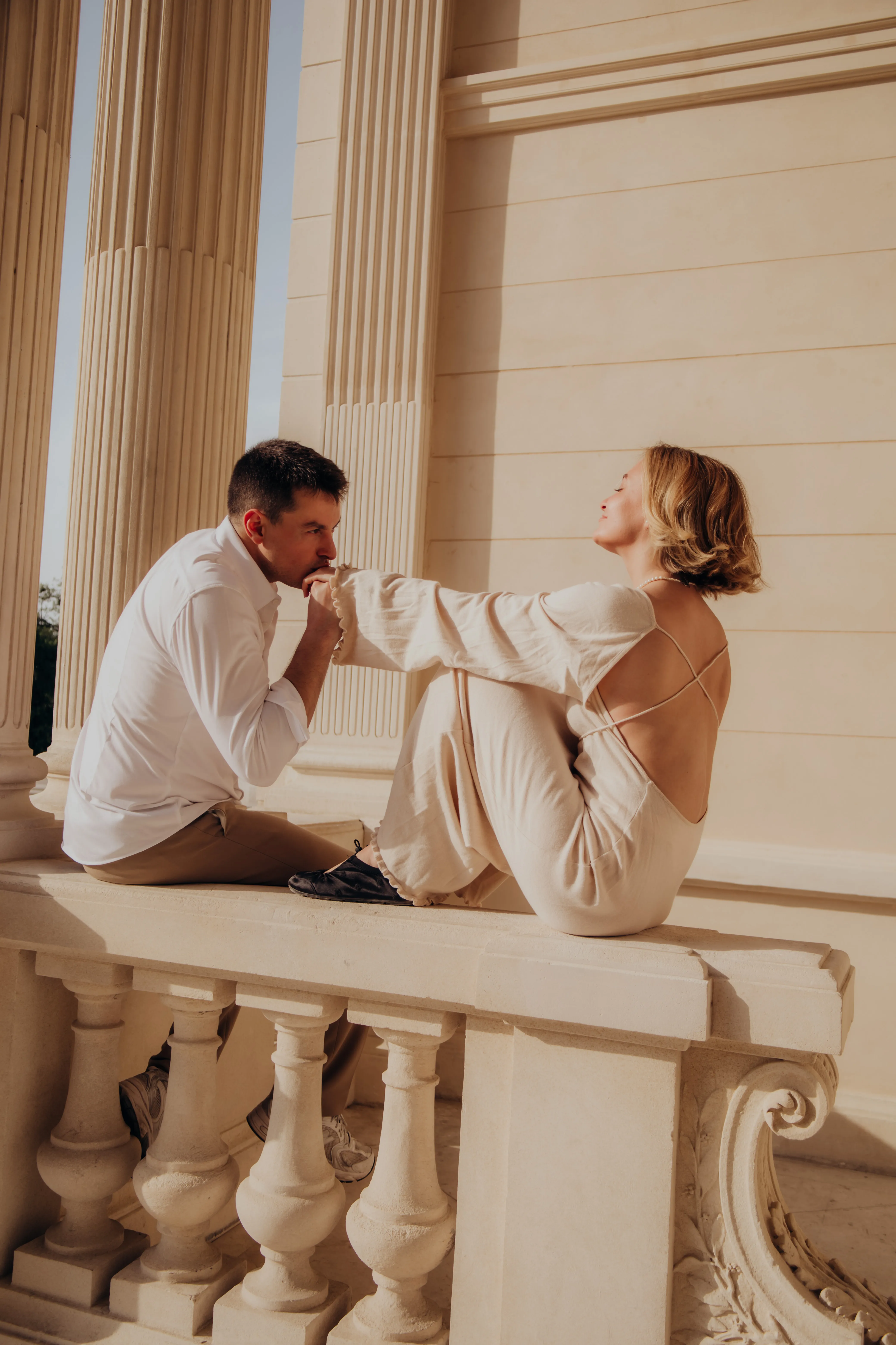 Couple Photoshoot at Parc Monceau